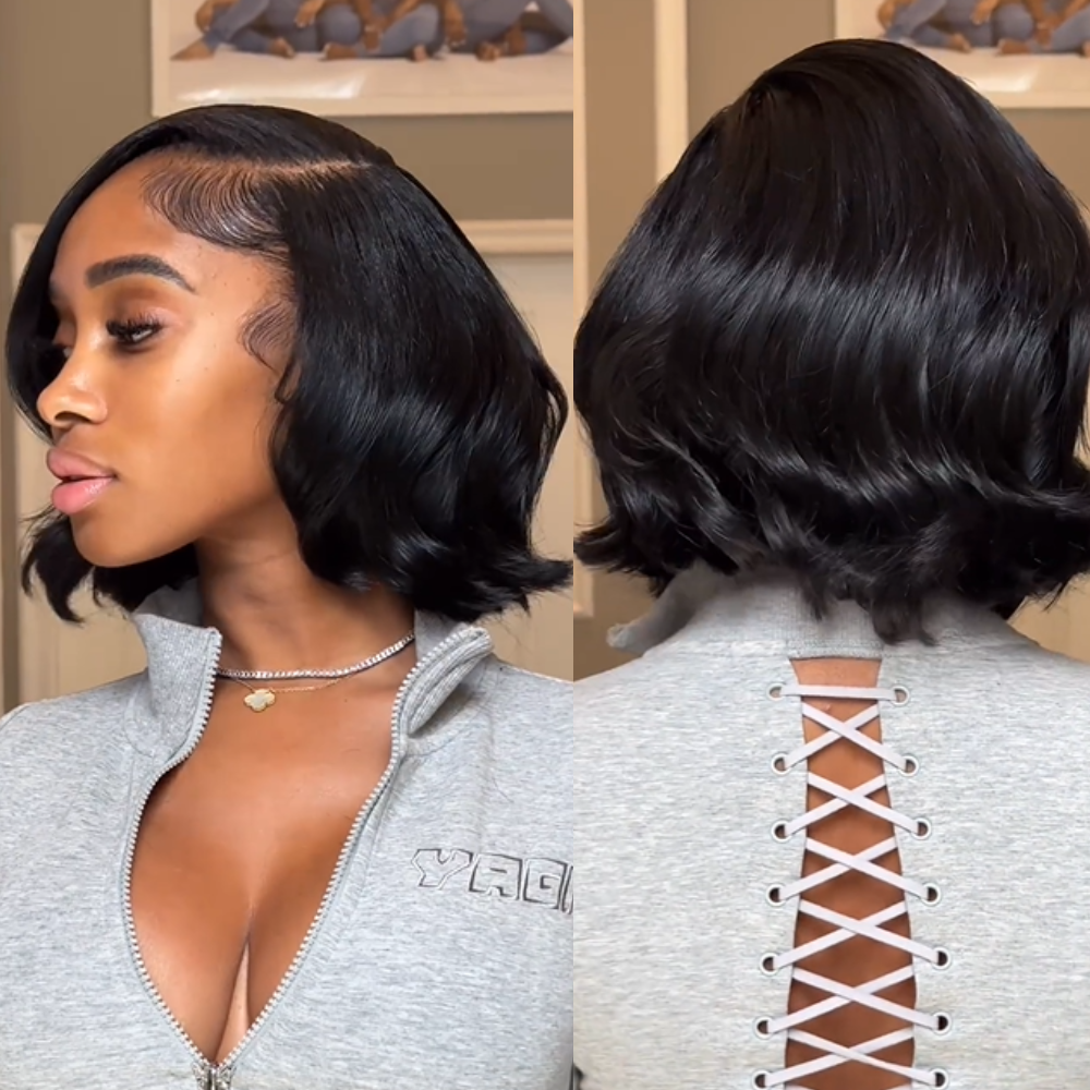 13x4 Lace Frontal Fashionable Curlable Wig