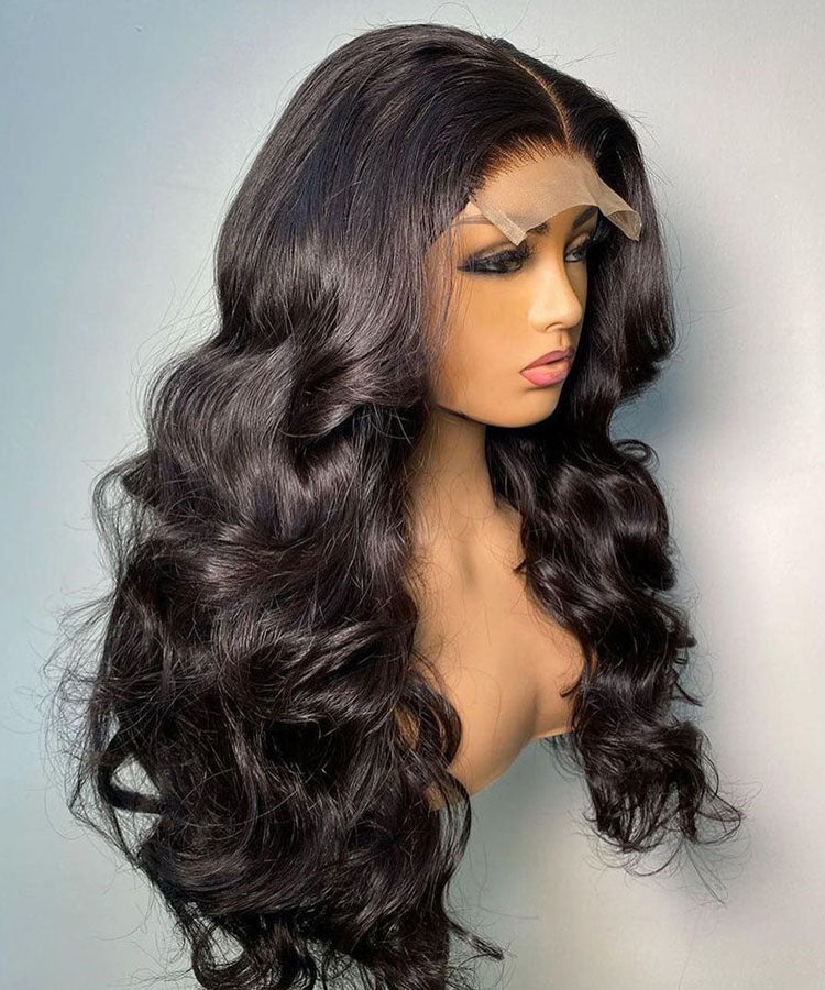 Body Wave Lace Closure Wig Human Hair Wigs Pre Plucked