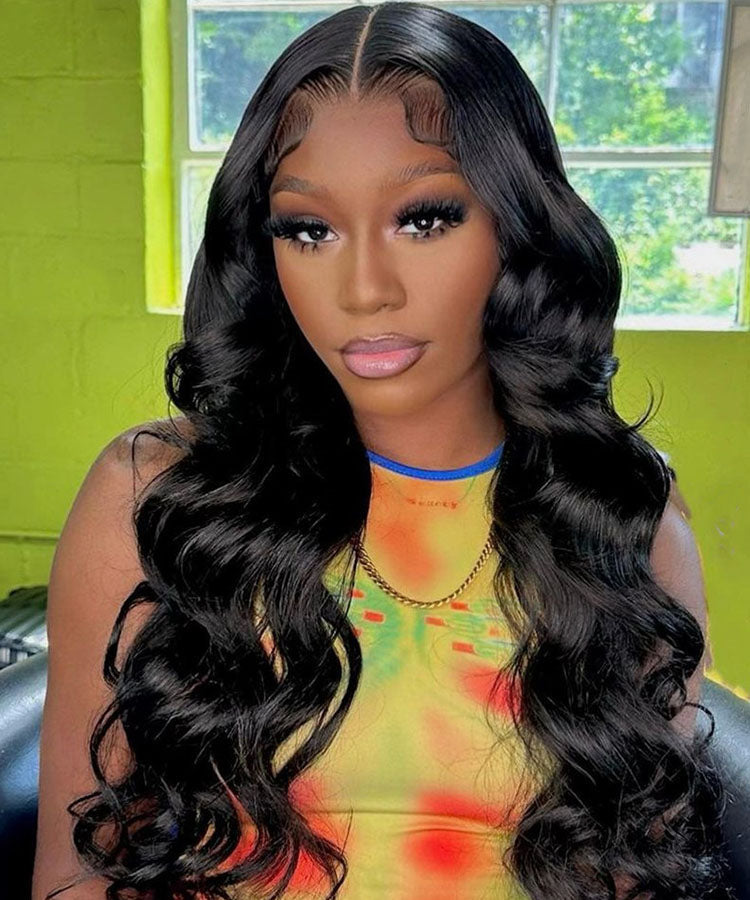 Body Wave Lace Closure Wig Human Hair Wigs Pre Plucked