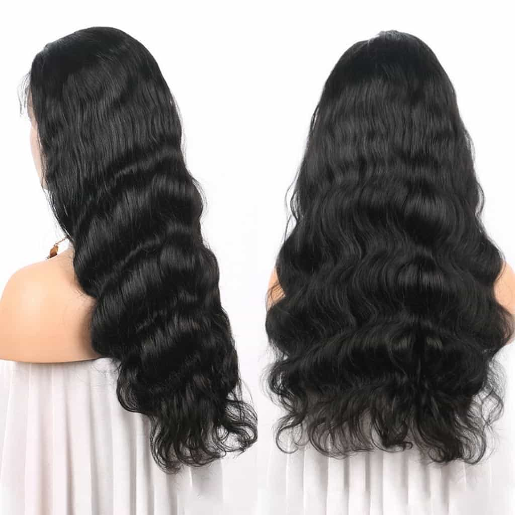 Body Wave Lace Closure Wig Human Hair Wigs Pre Plucked