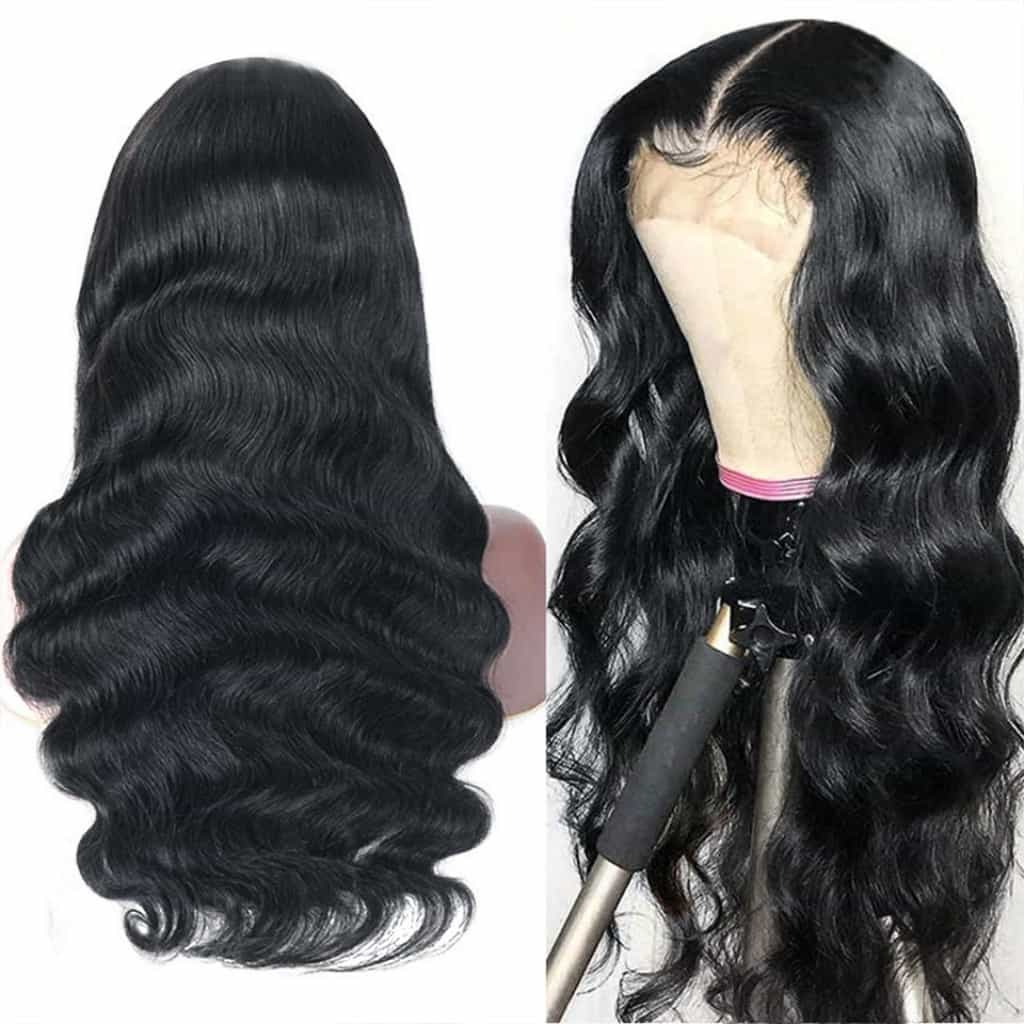 Body Wave Lace Closure Wig Human Hair Wigs Pre Plucked