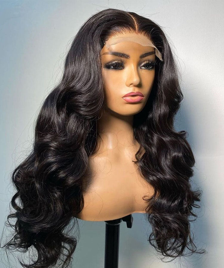 Body Wave Lace Closure Wig Human Hair Wigs Pre Plucked