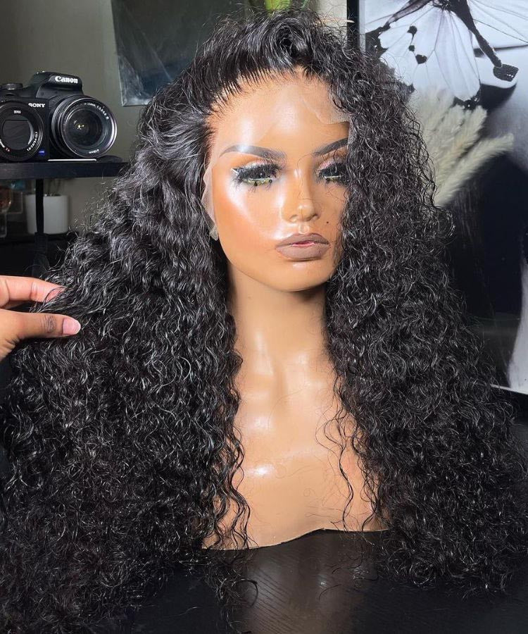 Skinlike Real HD Lace 13x4 Full Frontal Wig Curly Pre Bleached