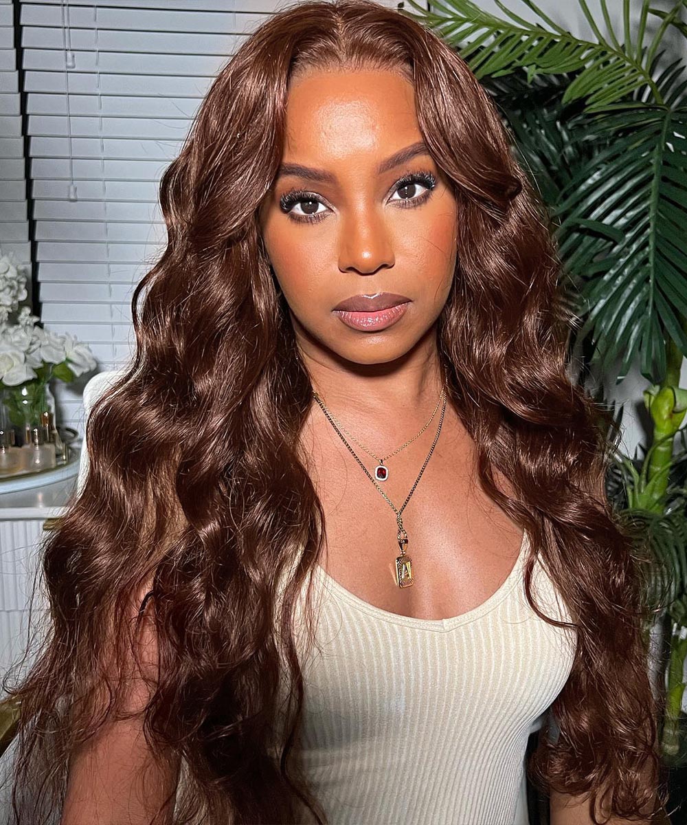 Flash Sale|#4 Dark Chocolate Brown 5x5 Lace Closure Body Wave Wear Go Glueless Wig