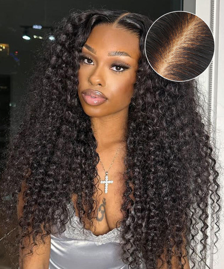 Bouncy Water Wave Wear Go Pre Cut Lace Closure Wig With Pre Plucked Hairline