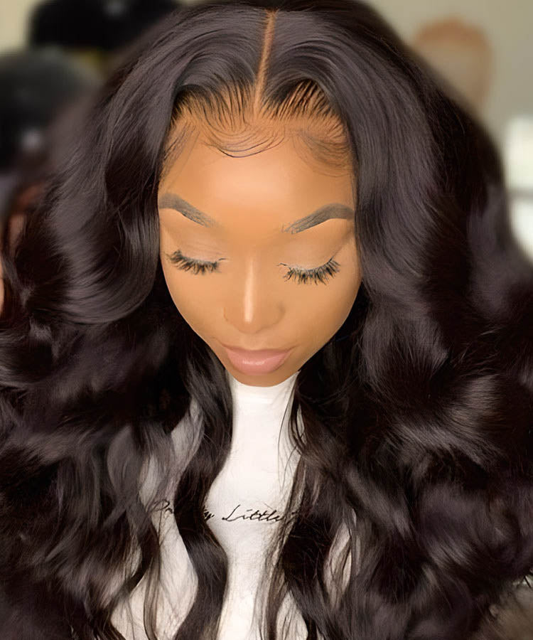 Skinlike Swiss HD Lace 13x4 Full Frontal Body Wave Wig Match All Skin Tones