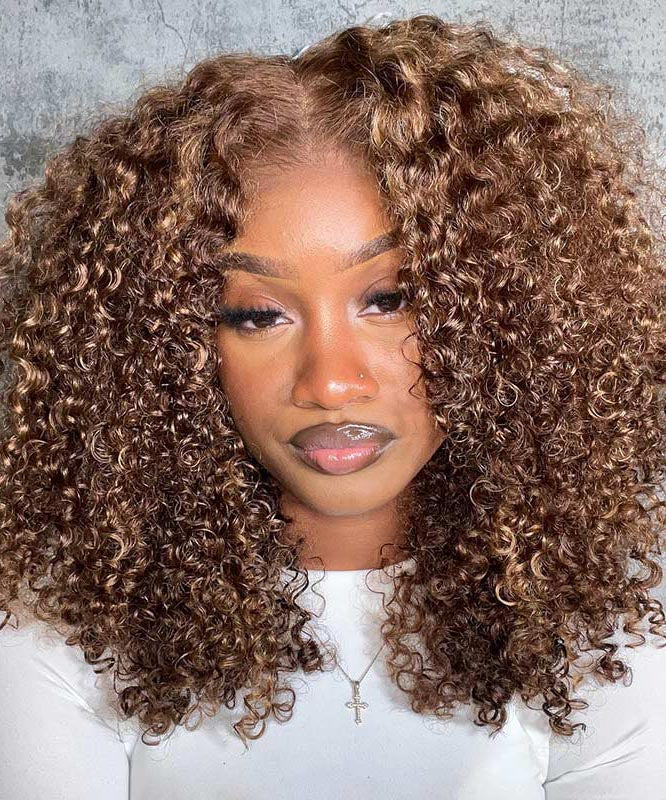 Curly Wear Go Bob Wig 5x5 HD Lace Bouncy Curly Glueless Human Hair Wig