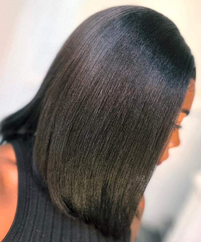 Yaki Straight Glueless Wig Pre-Bleached Natural Looking Put On And Go Lace Wig